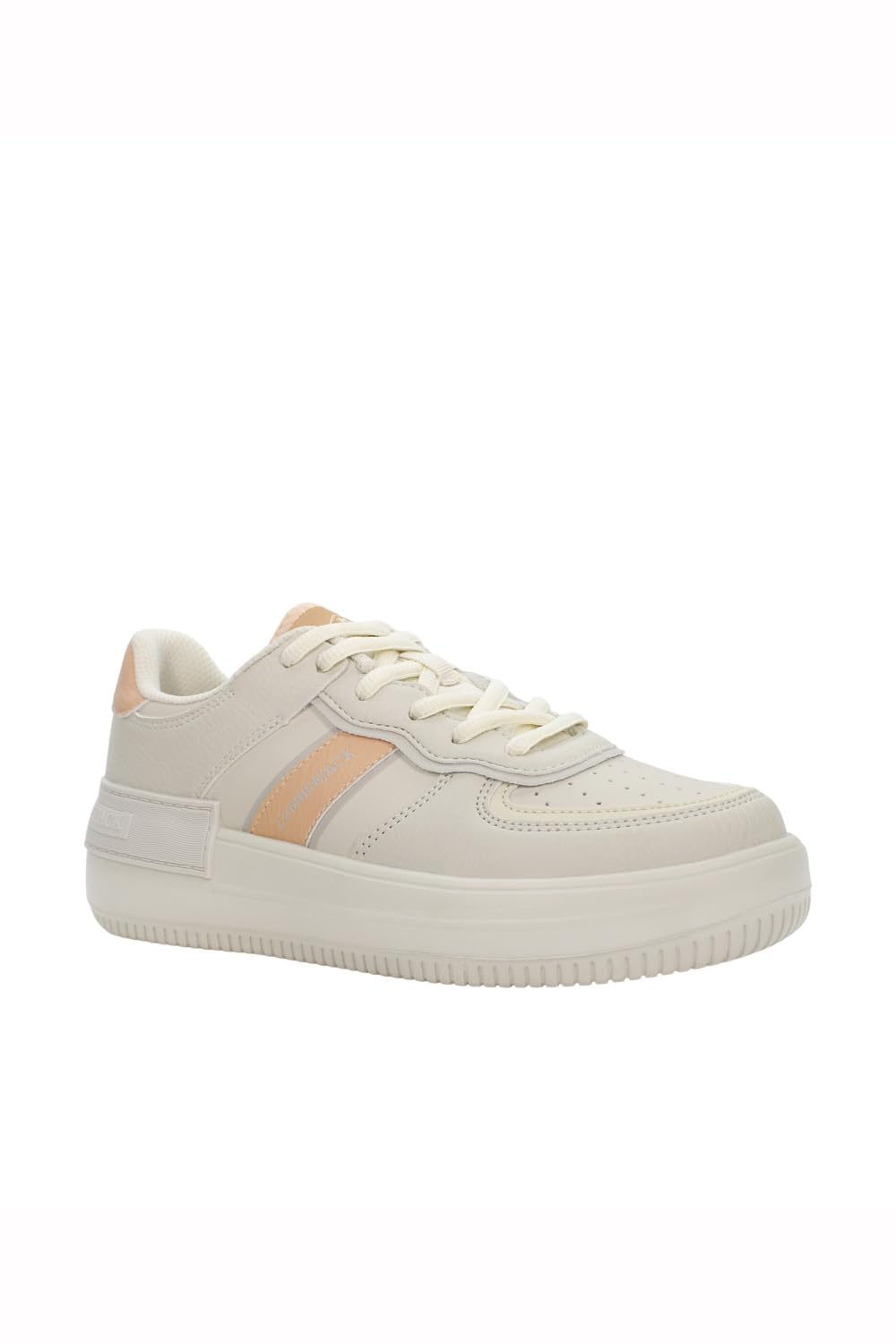 Lumberjack Women Freya Oxford Flat, Beige Coral, 4 UK