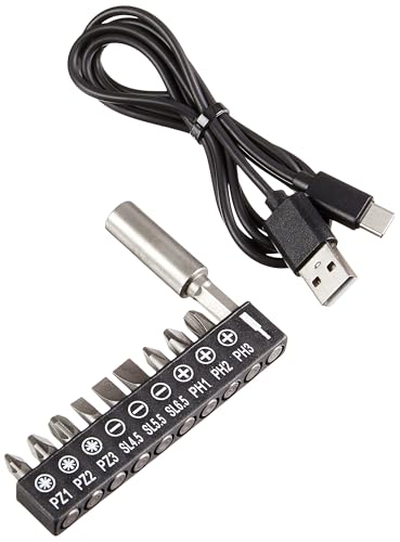 Amazon Basics by SKIL Rechargeable 3.6 Volt (4 V Max) Cordless Stick Screwdriver with 10 Piece Bit Set and USB Cable 4 Amazon Basics by SKIL Rechargeable 3.6 Volt (4 V Max) Cordless Stick Screwdriver with 10 Piece Bit Set and USB Cable - Image 4