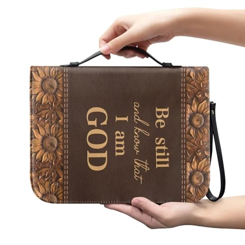 Bible Cover Case for Women Large Size Bible Tote Bag Leather Handbags Church Carrier Case4