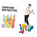 Hemoton Boys and Girls Sports Game Toys Boys and Girls Bowling Balls Abs Material Play