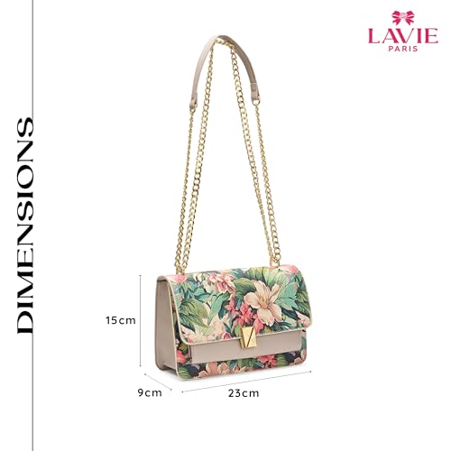 Image of LAVIE PARIS Women's Fluer Medium Flap Crossbody Sling Bag | Ladies Purse Handbag | Gift for Women