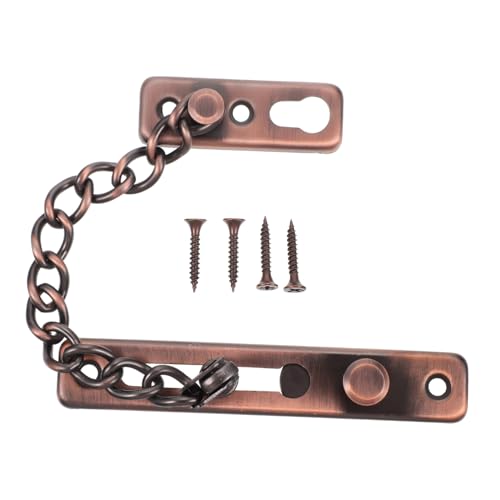 Alipis ステンレス製防犯ドアチェーンロック 高硬チェーン採用 玄関 室内後付けプ 鍵開け不要 盗難防止用 ガード