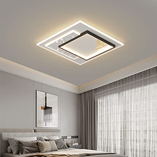 Plafonnier LED moderne blanc 50cm à intensité variable pour salon - 3