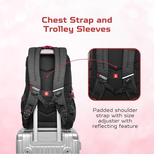 Image of Citizen Business Laptop Backpack for Men & Women - Office Bag with 15.6 inch Laptop Compartment, Water-Resistant, Anti-Theft Pocket, Lightweight Travel Backpack