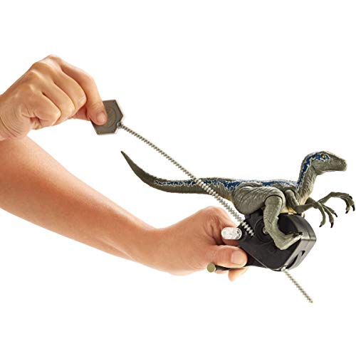 Jurassic World Rip-Run Dinos Velociraptor "Blue" #TOP1