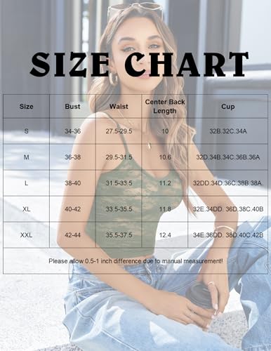 Image of Avidlove Bralettes for Women Lace Spaghetti Strap Camisole Y2k Crop Tops Going Out Tank Tops