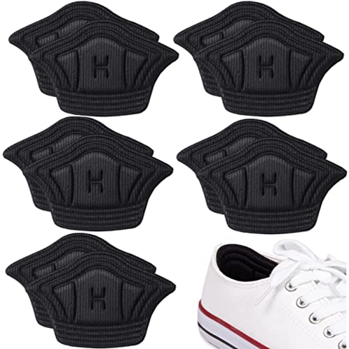 5 Paires Coussinets de Talon pour Baskets Coussinets de Coussin de Talon Coussinets Inserts de Talons Protège Talons Coussinets à Talon Coussinet Talon Auto-adhéSif Coussinet Talonnettes Chaussures Cover