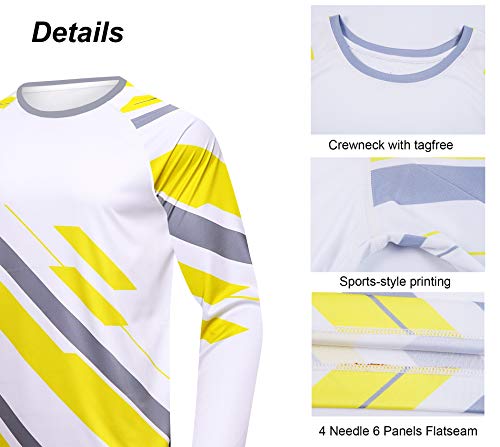 sponeed Men Long Sleeve UPF 50+ Shirts Sun Protection3