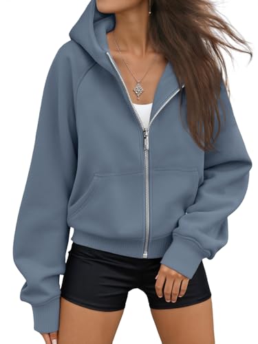 Image of AUTOMET Womens Zip Up Hoodies Fleece Jackets 2026 Oversized Sweatshirts | Fall Fashion Outfits Trendy Winter Fleece Clothes 2026
