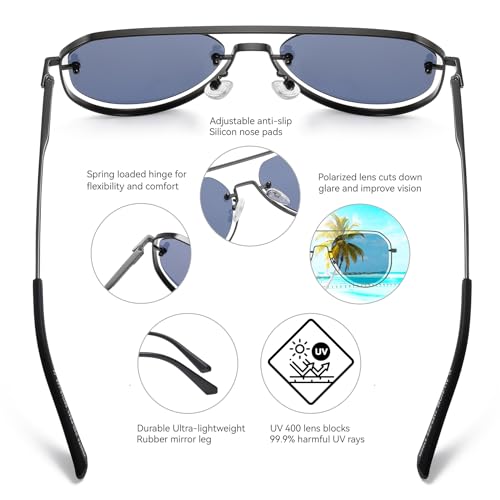 UV400 Men Sunglasses Protection Mirror Lens, Fashion Vintage4