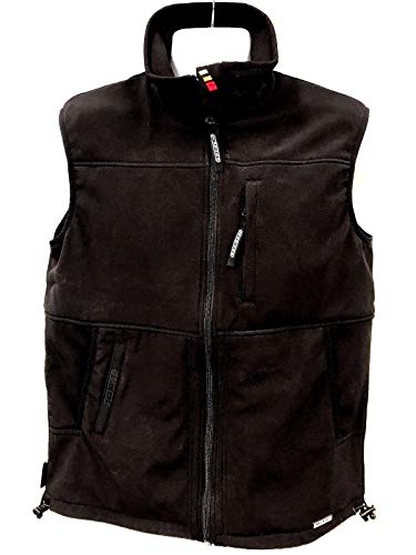 Gerbing's Heated Clothing Men Soft Shell Vest Black 7V Lithium Battery Heated Core