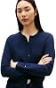 Cárdigan Tommy Hilfiger para mujer, algodón, cuello redondo, ligero, tejido de punto con botones 4