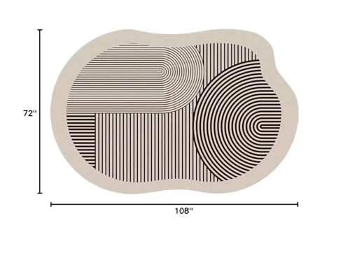 Rtjtiyu I Area Rug – 6′0″ × 9′0″ – product image 3