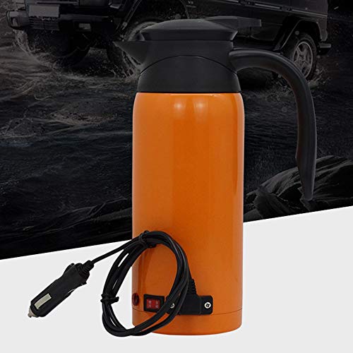 Tetera Eléctrica para Auto 12-24V 800ml Acero Inoxidable miniatura 1