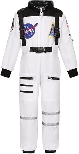 Disfraz de astronauta para niños, overol espacial de la NASA para niños y niñas, disfraz espacial