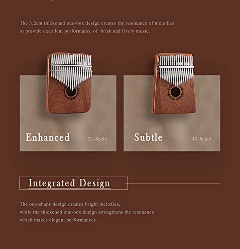 LEOSHI Kalimba 21key Piano Thumb, Pocket Thumb Finger Piano Yellowsandalwood Corps, Clavier De Percussion des Doigts… - Les Beatles, Paul McCartney, John Lennon, RIngo Starr, George Harrison LEOSHI Kalimba 21key Piano Thumb, Pocket Thumb Finger Piano Yellowsandalwood Corps, Clavier De Percussion des Doigts… – Image 5