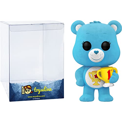 Champ Bear [Flocked] (Chase): P O P ! Animation Vinyl Figurine Bundle With 1 Compatible 'Toysdiva' Graphic Protector (1203-61555 - B/A)