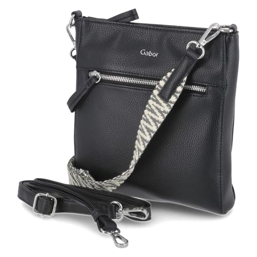 Gabor bags Silena Damen Umhängetasche Crossbody Bag Klein Schwarz