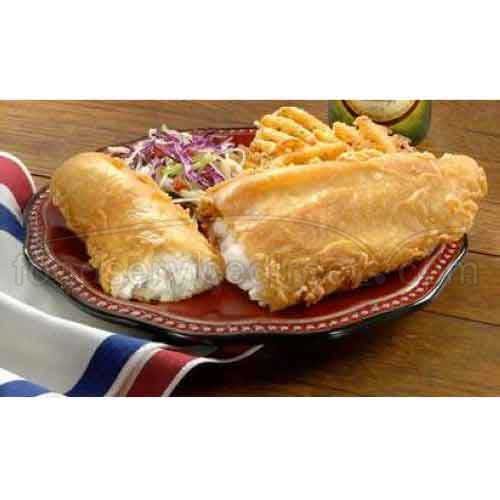 Yuengling Brewers Choice Beer Battered Haddock Fillet, 8 Ounce of 19-21 Pieces, 10 Pound - 1 each.