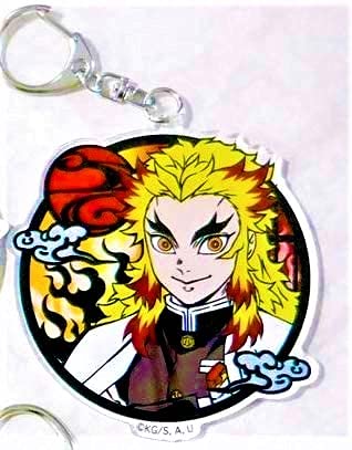 鬼滅の刃煉獄杏寿郎切り絵シリーズアクリルキーホルダー