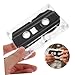 CIYODO Recording Tape 60 Minute Blank Tapes for Home Use Microcassette Compatible with Language Repeaters Durable Plastic Design