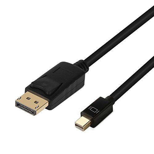 Free Shipping Over $50 Mini DisplayPort to DisplayPort Cable, ICZI Mini DP (Thunderbolt 2 Compatible) to DP Cable with Gold-Plated Connector, Support 4K@60Hz / 2K@144Hz, 3.3 Feet