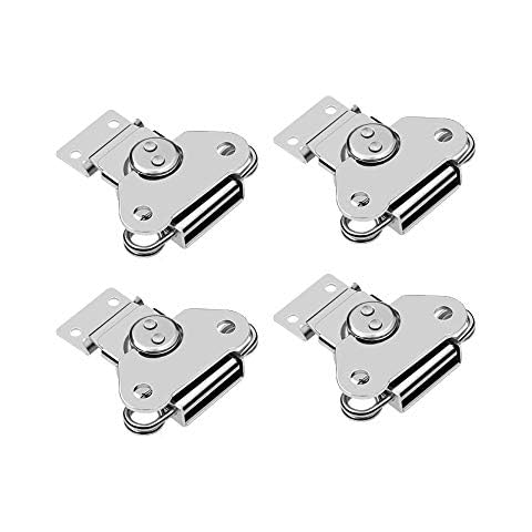 4pcs Tool Box Hasp, Luggage Suitcase Hasps Latches Buckle Lock Clasp Clamp Cover