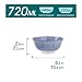 vancasso Juego de Cuencos de 6 pcs Tazones de Ramen de Estilo...