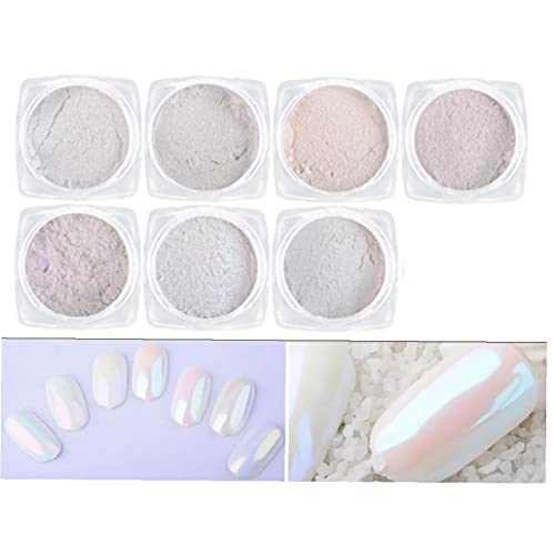 Zonster 1pc Shell Powder Metallic Glitters Nails Kunst-Maniküre-Pigment Ultra Smooth Nail Dust (1g, Wein-Rot) – Bild 5