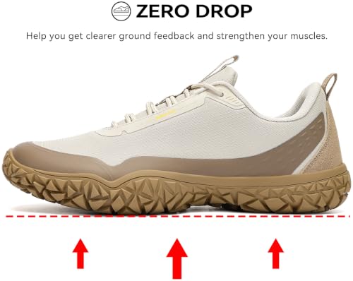 Image of Kricely Trail Running Shoes for Men Hiking Walking Sneakers Gym Workout