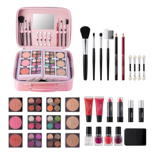 Juego de maquillaje de labios, resistente al agua, kit de maquillaje para fiestas, juego completo de maquillaje, set de maquillaje profesional, paquete completo de maquillaje, resistente al agua,
