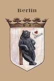 berlin wappen tattoo  Berlin: Liniertes Schulheft mit Rand und mit tollem Wappen Design - BERLIN. Heft kariert mit 120 Seiten für Kalligraphie und Handschrift. Eignet sich perfekt zum Aufschreiben, Zeichnen und Skizzieren.