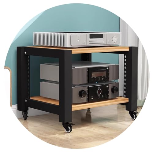 Étagère HiFi pour composants audio en bois A de qualité supérieure, meuble TV robuste - 2