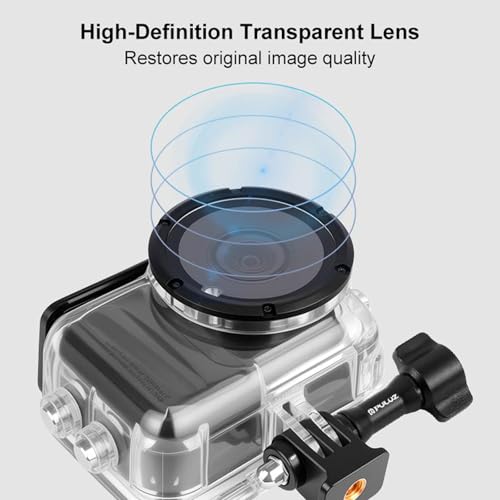 Image of 164FT /50M Diving Case for Insta360 GO Ultra, Waterproof Case High-Transparency Optical Glass Lightweight Pressure-Resistant Underwater Camera Protector for Diving Surfing Outdoor Sports