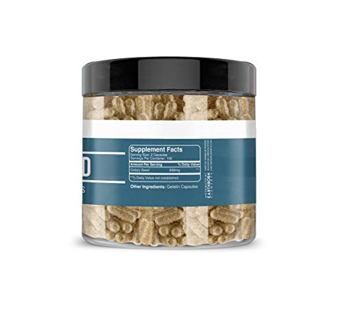 image for Earthborn Elements 100% Pure Celery Seed, 200 Caps, 630 mg/Serving, 10