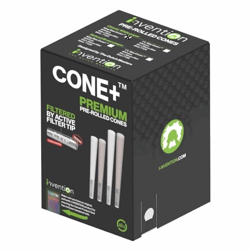 CONE+ 500 x King Size Cones mit CTIP Aktivkohlefilter - konische vorgerollte Hülsen - Pre Rolled Cones