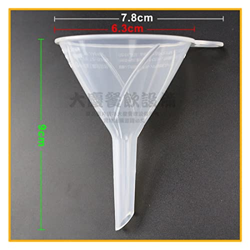 Japanbargain 3102, Set Of 3 Japanese Funnel Set Mini And Small Funnels For Liquid And Dry Ingredients, Bpa Free, Made In Japan, Color Vary #TOP3