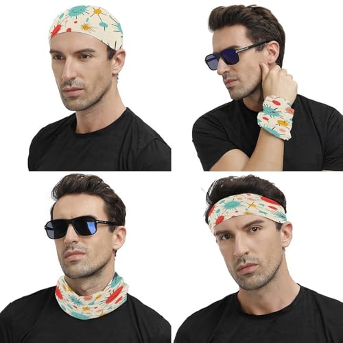 Neck Gaiter Cute Pattern Face Mask for Travel Face Cover Scarf for Men Women Elastic Headbands Wind-proof Bandana for Skiing Fishing Hiking Cycling4