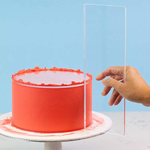 Lacupella 12 inch Acrylic Icing Frosting Buttercream Large Cake Smoother Scraper