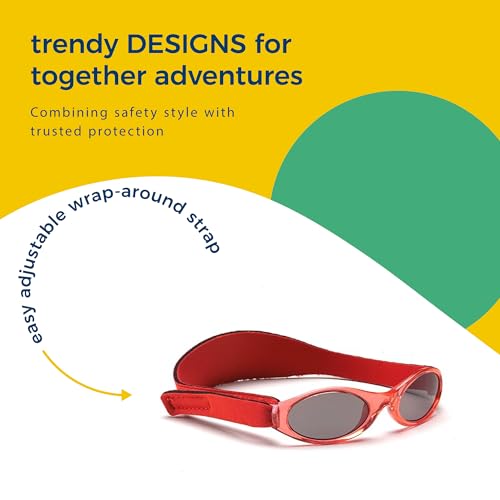 Baby Banz Sunglasses Infant Sun Protection – Ages 0-2 Years – THE BEST SUNGLASSES FOR BABIES & TODDLERS – Industry Leading Sun Protection Rating – 100% UV