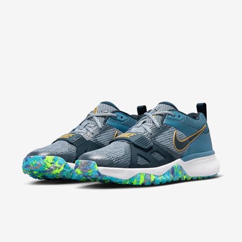 Nike Diamond Elite Turf George Springer Baseball Shoes (HQ3130-400, Ashen Slate/Aegean Storm/White/Armory Navy)4