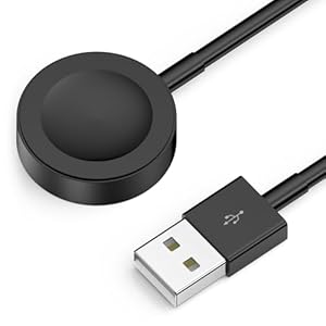 2025 Upgraded iWatch Ladegerät Kompatibel mit Apple Watch Ladegerät USB Magnetisches Ladekabel Tragbares Schnelles Zubehör für iWatch Serie 11/10/9/8/7/6/5/4/3/2 Ultra 3/SE-Schwarz