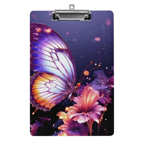 Porte-bloc A4 acrylique léger pour prendre des notes en déplacement professionnel