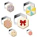 FUSOTO 6PCS Hexagon Cookie Cutter Set, Large Geometric Stainless Steel Baking Supplies for Homemade Cookies, Hexagon Plaque Cookie Cutters Shapes Biscuit Molds, 6 Sizes (1.5, 2, 2.5, 3, 3.5, 4 Inch)