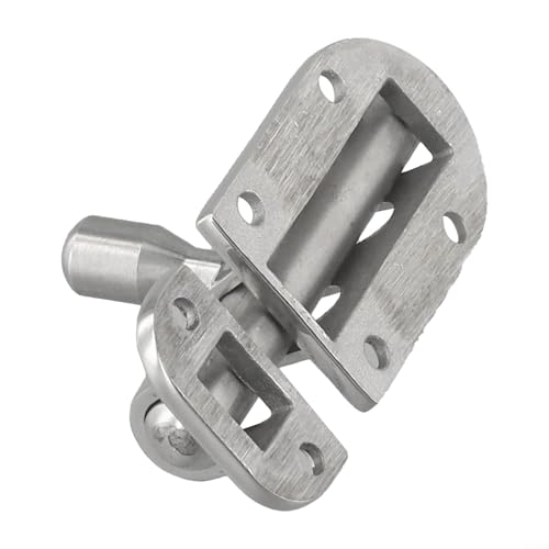 Gancho de puerta de acero inoxidable de 60 mm, cierre de puerta de grado marino 316 para uso en exteriores
