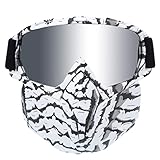 Suave y cómoda: nuestras gafas utilizan una esponja suave de alta densidad respetuosa con el medio ambiente para mejorar la resistencia al impacto de la cara, y son cálidas, flexibles, elásticas y cómodas de llevar.