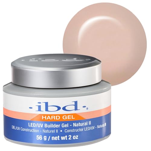 IBD Hard Gel – LED/UV Builder Gel Natural II, 1er Pack (1 x...