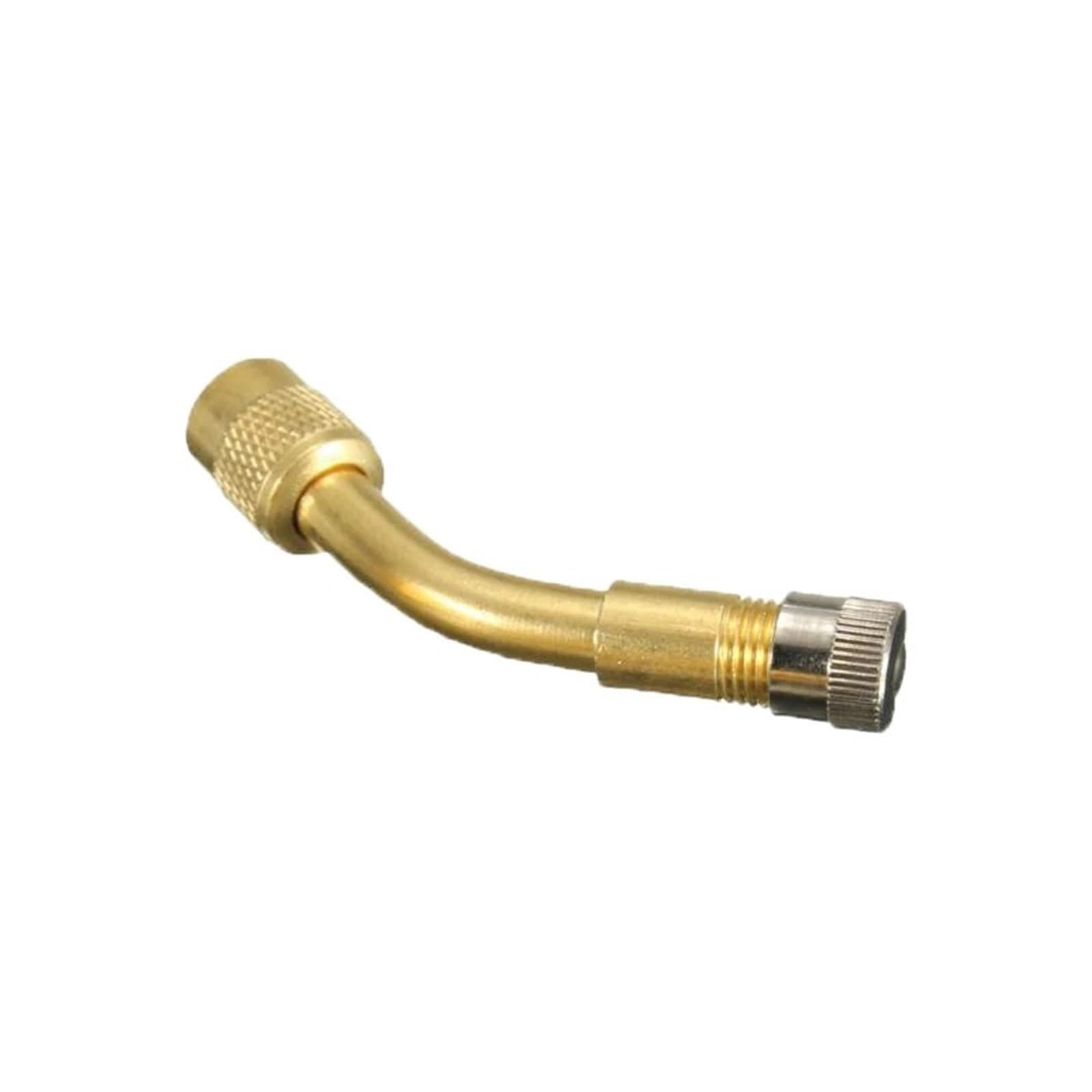 ZHAUPMCB Wheel Hub 45/90/135 Degree Angle Brass Air Tyre Valve Stem With Extension Adapter For Car Truck Motorcycle(135)