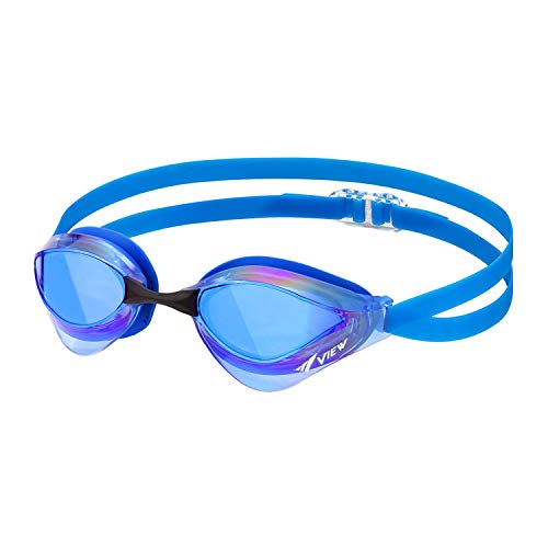 ビュー スイミング 競泳用 ゴーグル ミラータイプ ブレードオルカ Fina承認 V230MRC BLBLB