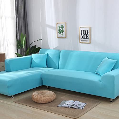 JIAMU Solid Corner Sofa Covers Couch Slipcovers Elastica Material Sofa Skin Protector For Pets Chaselong Cover L Shape Sofa